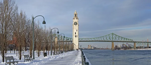 Montreal in inverno Immagine Stock