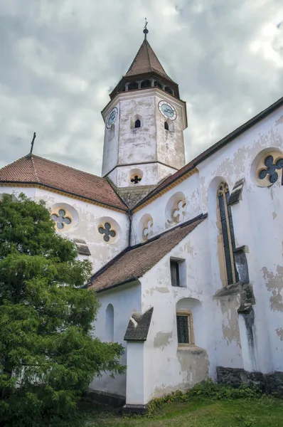 Chiesa fortificata in Transilvania, Romania — Foto Stock