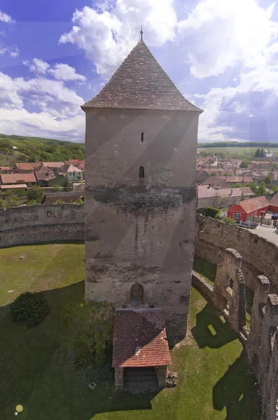 Fortezza medievale calnica in Transilvania Romania — Foto Stock