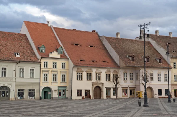 Plaza principal de Sibiu — Foto de Stock