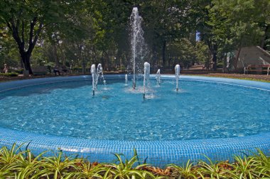 Parktaki çeşme