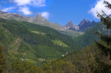 Avusturya tirol içinde dağ manzarası