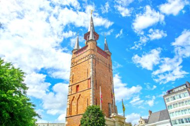 Kortrijk, Batı Flanders, Belçika, çan kulesi