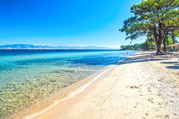 Playa Pachis Isla Tasos Grecia —  Fotos de Stock