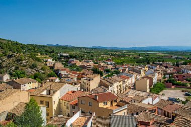 Village Miravet in Catalonia, Spain. site of the Miravet castle of templar knights