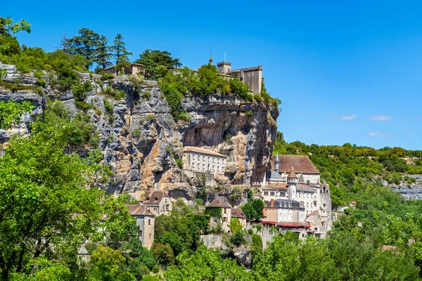 Rocamadour Όμορφο Γαλλικό Χωριό Στην Κοιλάδα Lot Occitanie — Φωτογραφία Αρχείου