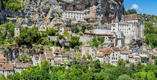 Rocamadour Όμορφο Γαλλικό Χωριό Στην Κοιλάδα Lot Occitanie — Φωτογραφία Αρχείου