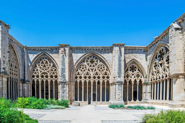 Catedral Vieja Seu Vella Lleida Cataluña España Vista Del Claustro —  Fotos de Stock