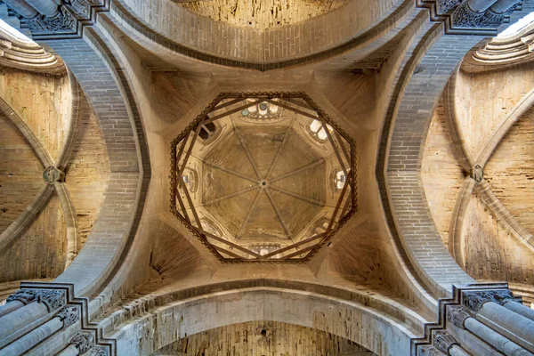 Catedral Velha Seu Vella Lleida Catalunha Espanha Tiro Interior — Fotografia de Stock
