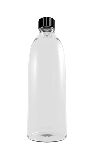 Blank water bottle design on a white background — Stock Photo, Image