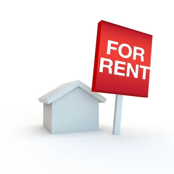For rent sign for estate agent — Stock Photo, Image