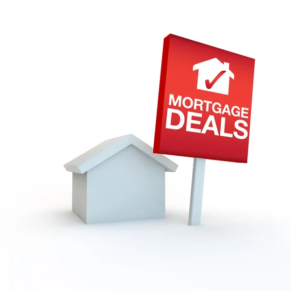 Mortgage deals for moving home icon — Stock Photo, Image