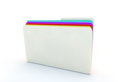 renkli Bölücüler ile farklı bilgi klasörü