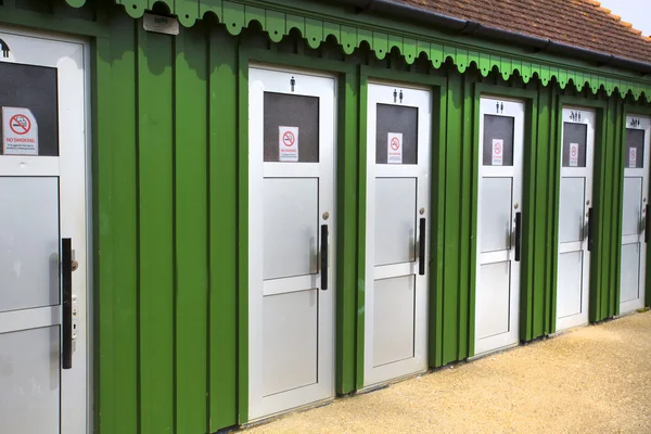 Outside toilet block building — Stock Photo, Image