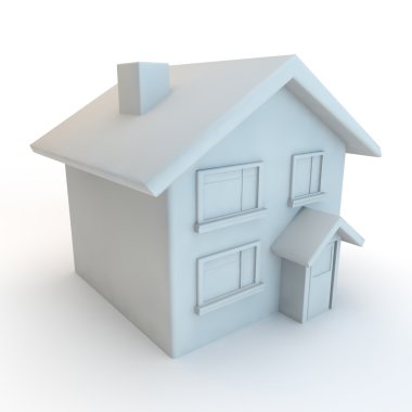 3d render olarak Beyaz Saray şablonu