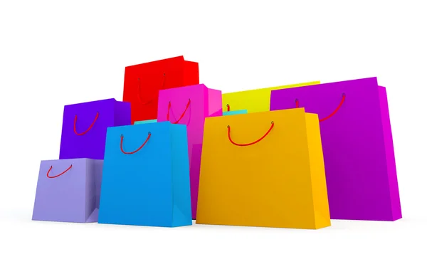 Wybór różnego rodzaju torby na zakupy — Zdjęcie stockowe