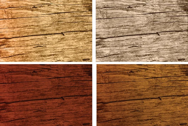 Diferentes tipos de madera de roble viejo rústico —  Fotos de Stock