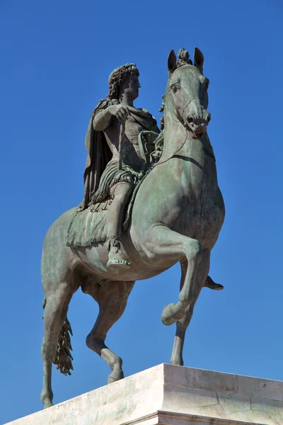 Statue of Louis XIV in Lyon city — Stock Photo, Image