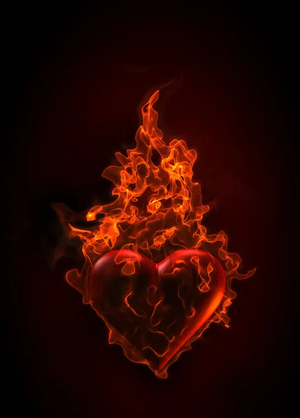 Ardent heart — Stock Photo, Image