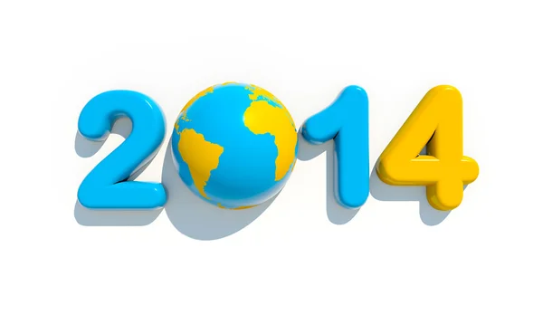 Nuevo año 2014 — Foto de Stock