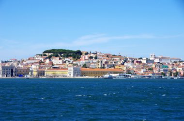 Lisbon, Portugal (View from Tagus river) clipart