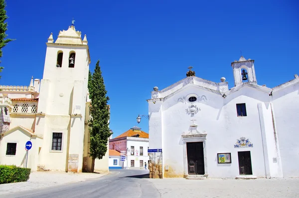 Piazza del villaggio Alvito, Alentejo, Portogallo — Foto Stock