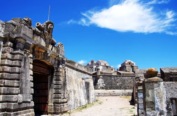 Entrada do velho forte militar, Elvas, Portugal — Fotografia de Stock