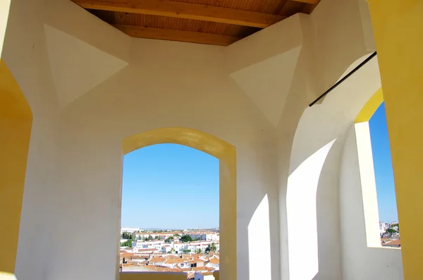 Landschap van kasteeltoren in moura, portugal — Stockfoto