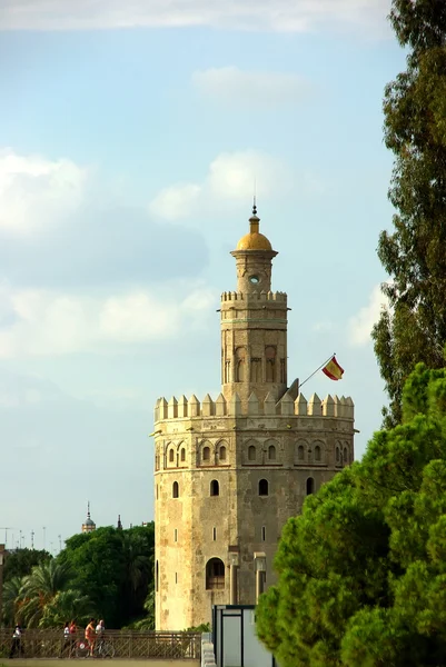 Torre del Oro. Sevilla, Spanyolország — Stock Fotó