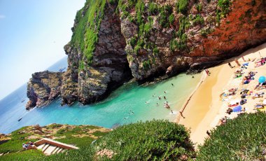 Beach, berlenga Adası, Portekiz.