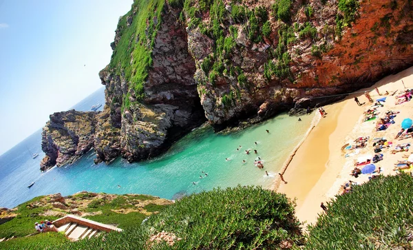 Praia da ilha de berlenga, Portugal . — Fotografia de Stock