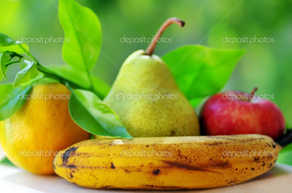 Imágenes: pera y manzana | frutas banana, pera, manzana y naranja