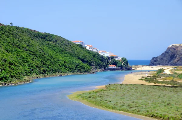 ポルトガル、odeceixe ビーチの西海岸 — ストック写真