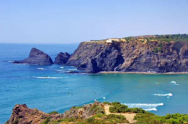 Odeceixe pláž v jihozápadní alentejo — Stock fotografie