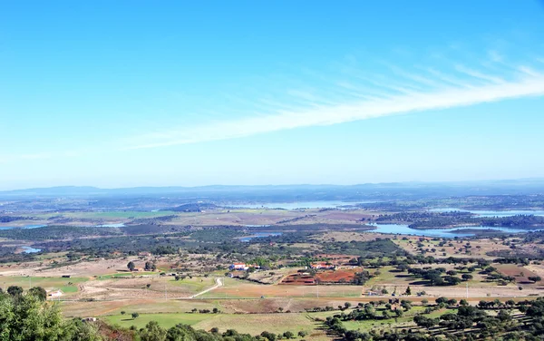 Landscape of Alqueva lake, near Monsaraz — Stock Photo, Image