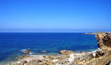 plaj deniz manzarası, aljezur, Portekiz