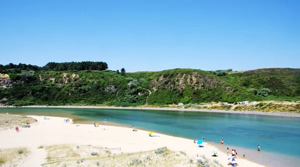 Paisaje de playa de Odeceixe — Foto de Stock