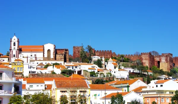 Cidade Silves no Algarve, sul de Portugal — Fotografia de Stock