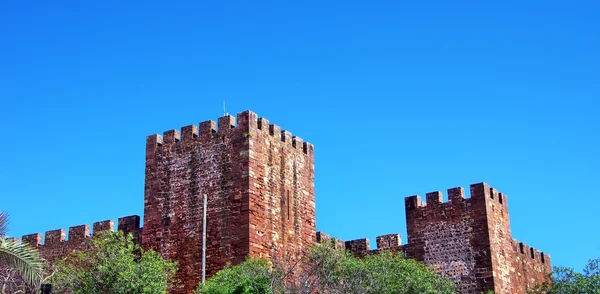 Замок Silves, Алгарве, Португалія — стокове фото