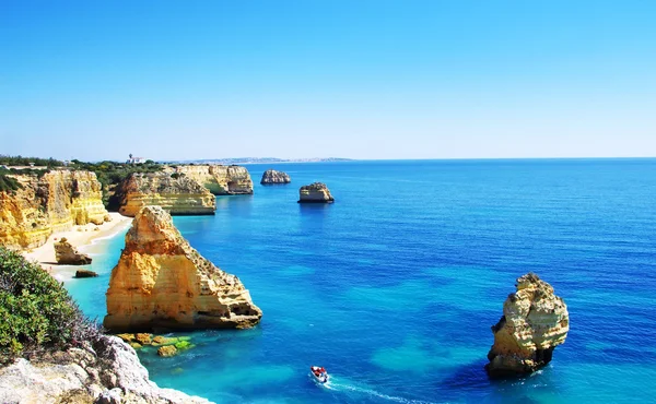 Marinha παραλία Algarve, Πορτογαλία — Φωτογραφία Αρχείου