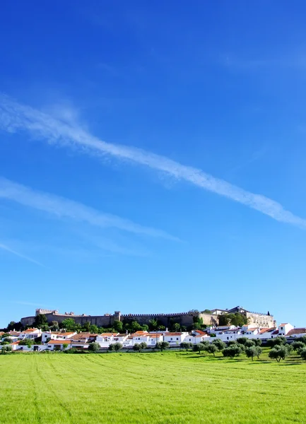 Panoramablick auf serpa village, portugal — Stockfoto