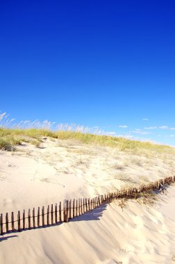 dunes dış algarve plaj kıyısında eskrim