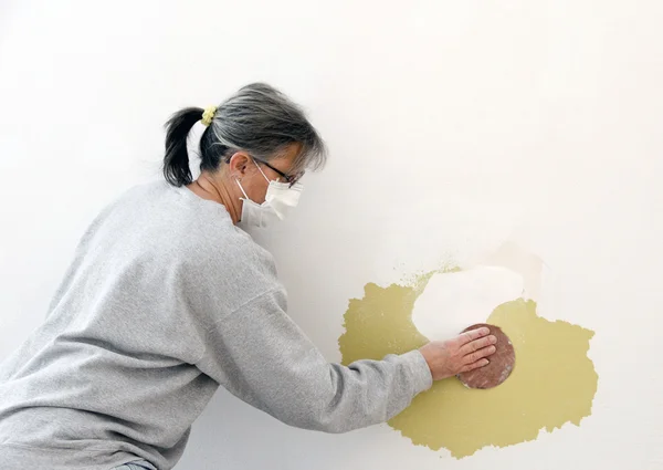 Naprawa ścian — Zdjęcie stockowe