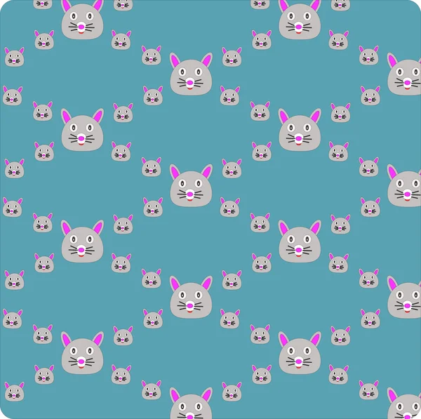Bunny cartoon seamless pattern — Stock Photo, Image