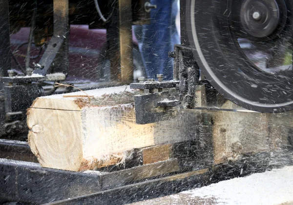 Sawmill cutting boards — Stock Photo, Image