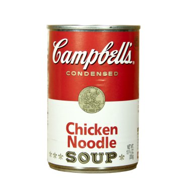 Can campell'ın tavuk şehriye çorbası