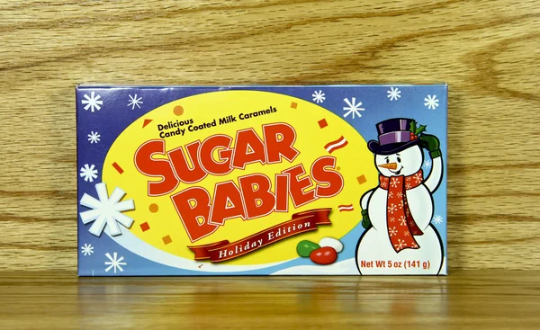 Caja de azúcar bebés caramelo — Foto de Stock