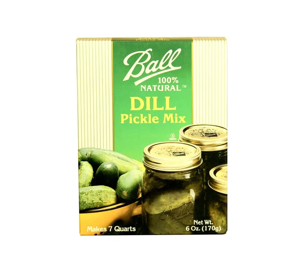 Box of Ball Dill Pickle Mix — Stock Photo, Image