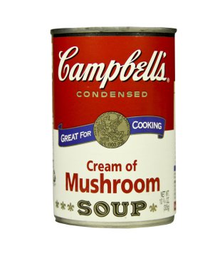 Campbell'ın kremalı mantar çorbasının olabilir