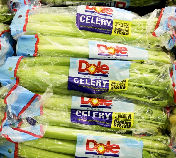 Bags of Dole Celery — Stock Photo, Image